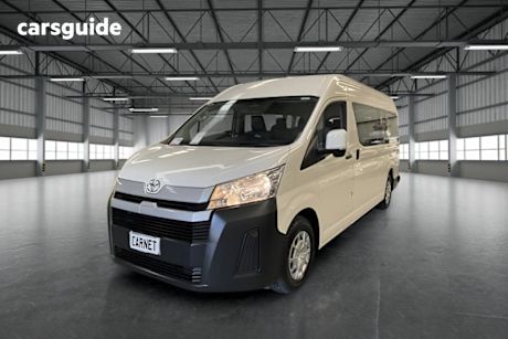 White 2020 Toyota Hiace Bus Slwb Commuter (12 Seats)