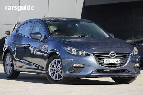 Blue 2013 Mazda 3 Hatchback Maxx