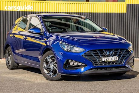 Blue 2021 Hyundai I30 Hatchback Active