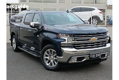 Blue 2023 Chevrolet Silverado Crew Cab Pickup 1500 LTZ Premium Tech Pack
