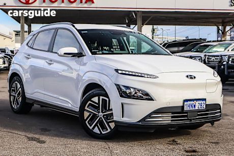 White 2022 Hyundai Kona Wagon Elite Electric EXT Range