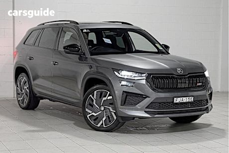 Grey 2024 Skoda Kodiaq Wagon RS (4X4) 180TSI