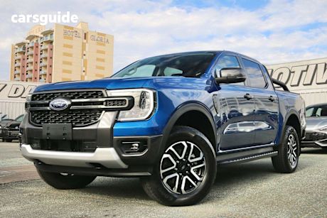 Blue 2024 Ford Ranger Double Cab Pick Up Sport 2.0 (4X4)