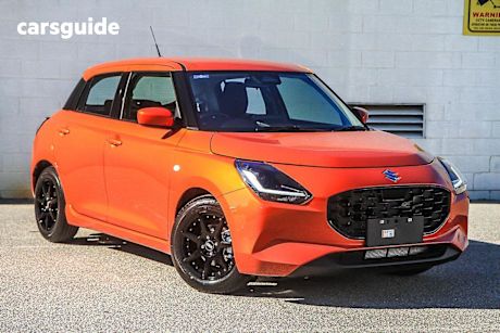 Orange 2025 Suzuki Swift Hatchback Hybrid