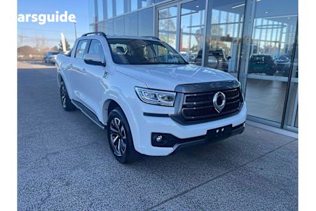 White 2025 GWM Cannon Dual Cab Chassis LUX (4X4)
