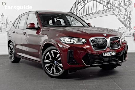 Red 2024 BMW IX3 Wagon M Sport