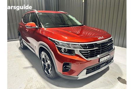 Orange 2022 Kia Seltos Wagon Sport+ (awd)