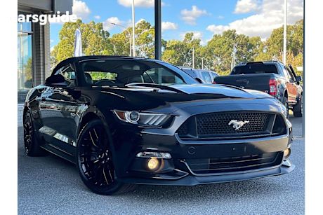 Black 2016 Ford Mustang Convertible GT 5.0 V8