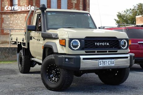 Yellow 2023 Toyota Landcruiser 70 Series Cab Chassis LC79 GXL