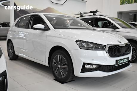 White 2024 Skoda Fabia Hatchback Select 85TSI