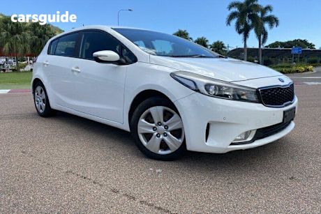 White 2018 Kia Cerato Hatchback Sport