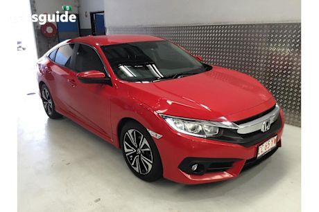 Red 2016 Honda Civic Sedan VTI-L F