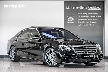 Black 2020 Mercedes-Benz S450 Saloon L