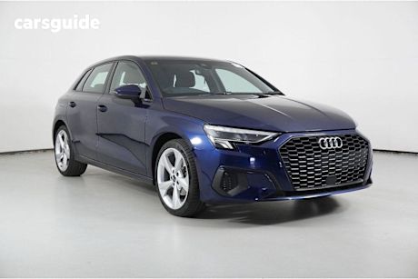 Blue 2023 Audi A3 Sportback 35 Tfsi Mhev
