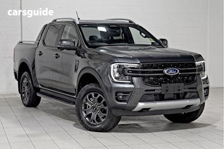Grey 2024 Ford Ranger Double Cab Pick Up Wildtrak 3.0 (4X4)
