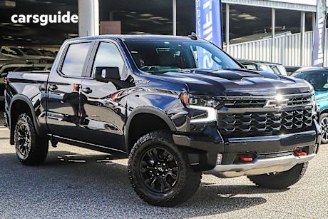 Silver 2024 Chevrolet Silverado Crew Cab Pickup 1500 ZR2