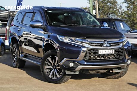Blue 2019 Mitsubishi Pajero Sport Wagon GLS (4X4) 7 Seat