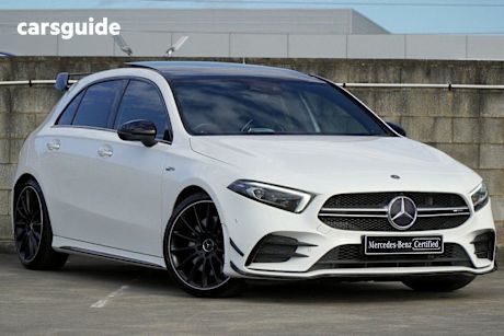 White 2021 Mercedes-Benz A-CLASS Hatch A35 AMG 4WD