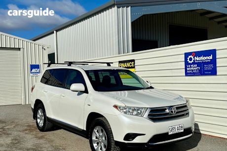 White 2011 Toyota Kluger Wagon KX-R (4X4) 5 Seat