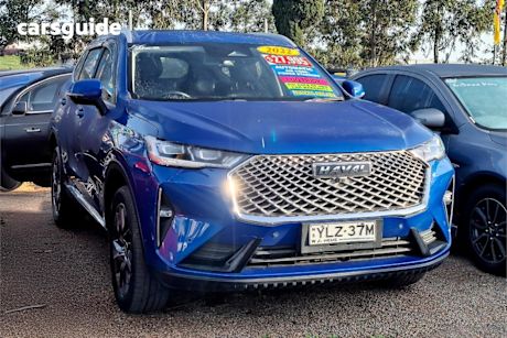 Blue 2022 GWM Haval H6 Wagon Ultra