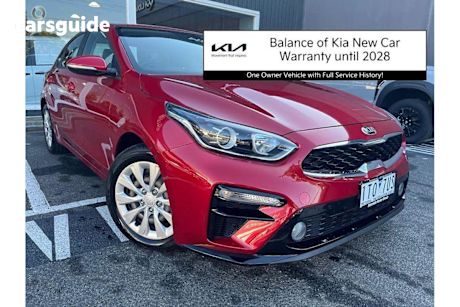 Red 2021 Kia Cerato Sedan S