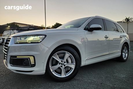 White 2018 Audi Q7 Wagon e-tron Tiptronic Quattro