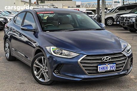 Blue 2018 Hyundai Elantra Sedan Elite 2.0 MPI