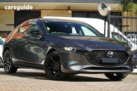 Grey 2024 Mazda 3 Hatchback G25 Evolve SP
