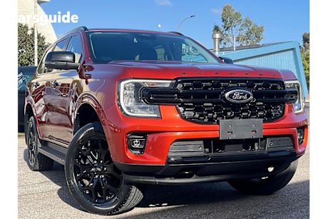 Orange 2024 Ford Everest Wagon Sport (rwd)