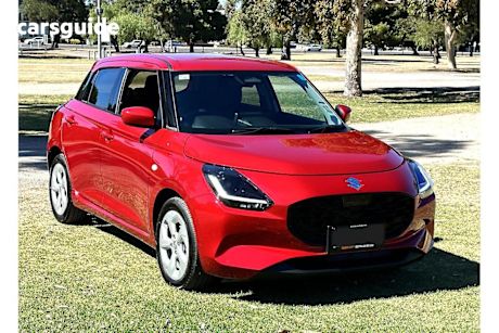 Red 2024 Suzuki Swift Hatchback Hybrid Plus