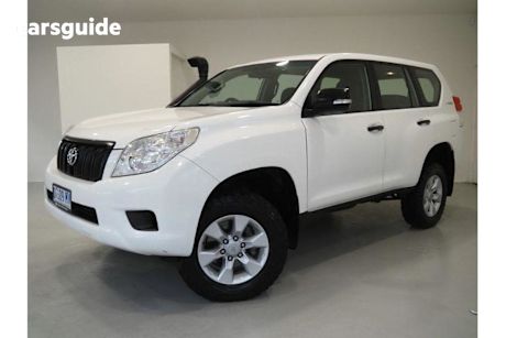 White 2011 Toyota Landcruiser Prado SUV GX 4X4