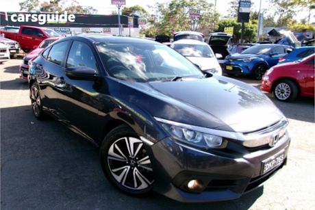 Black 2016 Honda Civic Sedan VTI-L