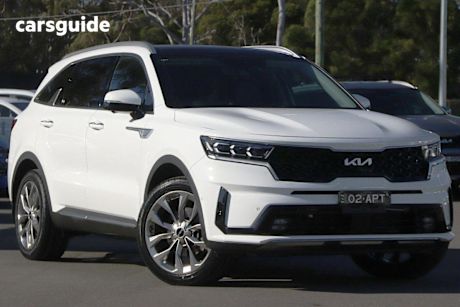 White 2022 Kia Sorento Wagon GT-LINE 4X4
