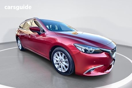 Red 2018 Mazda 6 Wagon Touring
