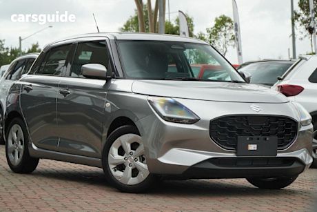 Silver 2024 Suzuki Swift Hatchback Hybrid Plus
