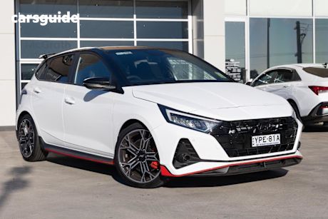 White 2024 Hyundai I20 Hatchback N TTR