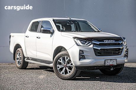 White 2023 Isuzu D-MAX Crew Cab Utility LS-U (4X4)