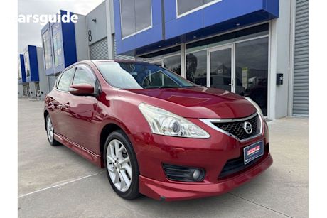 Red 2013 Nissan Pulsar Hatch SSS F