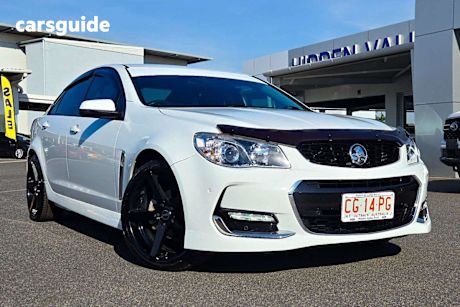 White 2017 Holden Commodore Sedan SV6