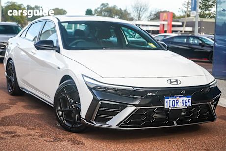 White 2025 Hyundai I30 Sedan N Line Premium