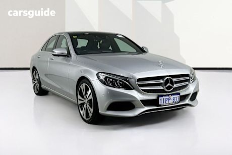 Silver 2016 Mercedes-Benz C200 Sedan