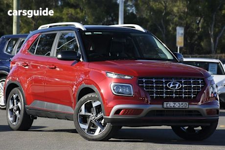 Red 2021 Hyundai Venue Wagon ELITE F