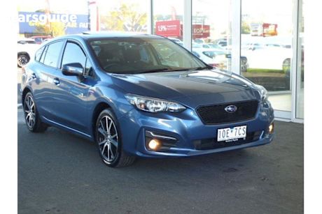 Blue 2018 Subaru Impreza Hatchback 2.0I Premium (awd)