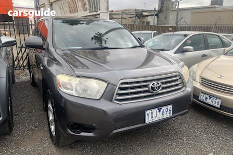 Grey 2008 Toyota Kluger Wagon KX-R (fwd) 5 Seat