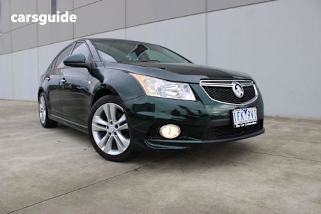 Green 2013 Holden Cruze Sedan SRI V