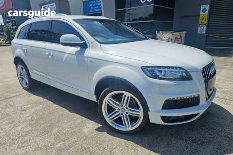 White 2012 Audi Q7 Wagon 3.0 TDI Quattro