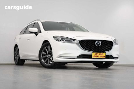 White 2021 Mazda 6 Wagon Touring