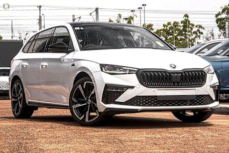 White 2025 Skoda Scala Hatch 110TSI MONTE CARLO F