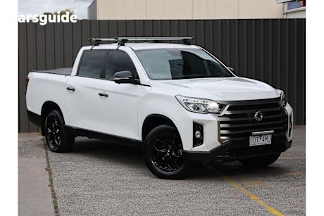 White 2021 Ssangyong Musso Ute Tray ULTIMATE 4X4