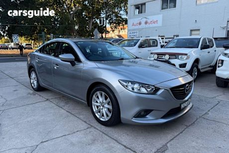 Silver 2013 Mazda 6 Sedan Sport